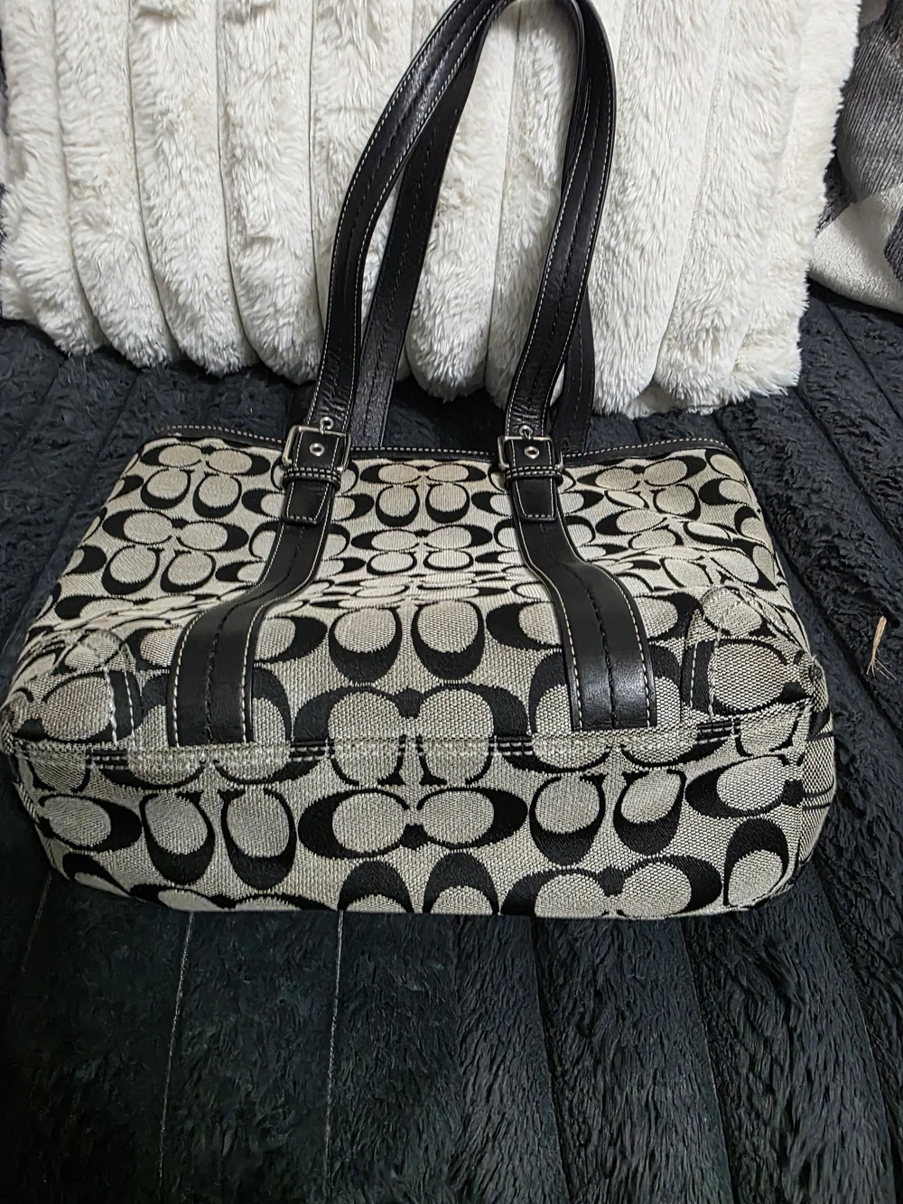 Coach tote signature